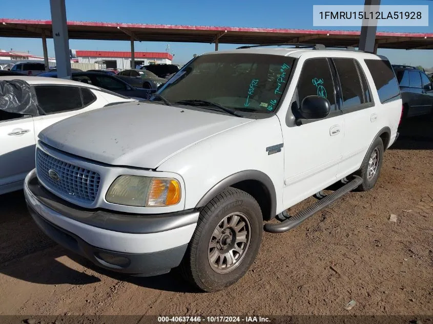 1FMRU15L12LA51928 2002 Ford Expedition Xlt