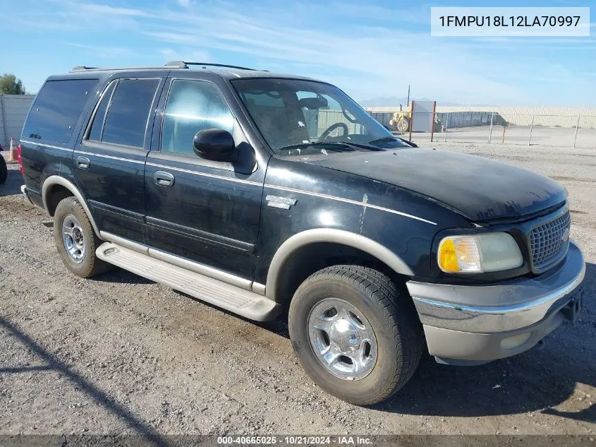 2002 Ford Expedition Eddie Bauer VIN: 1FMPU18L12LA70997 Lot: 40665025