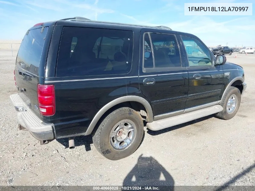 2002 Ford Expedition Eddie Bauer VIN: 1FMPU18L12LA70997 Lot: 40665025