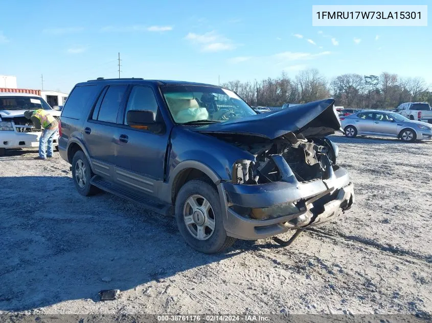 2003 Ford Expedition Eddie Bauer VIN: 1FMRU17W73LA15301 Lot: 38761176