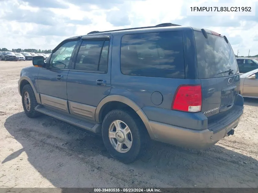 1FMPU17L83LC21952 2003 Ford Expedition Eddie Bauer