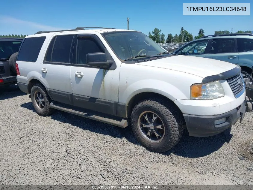 1FMPU16L23LC34648 2003 Ford Expedition Xlt