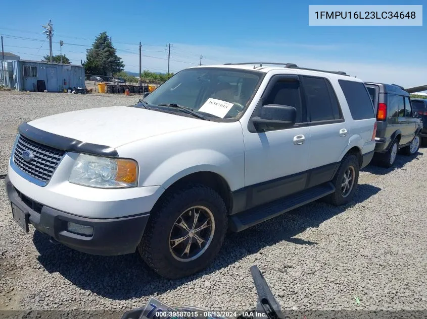 1FMPU16L23LC34648 2003 Ford Expedition Xlt