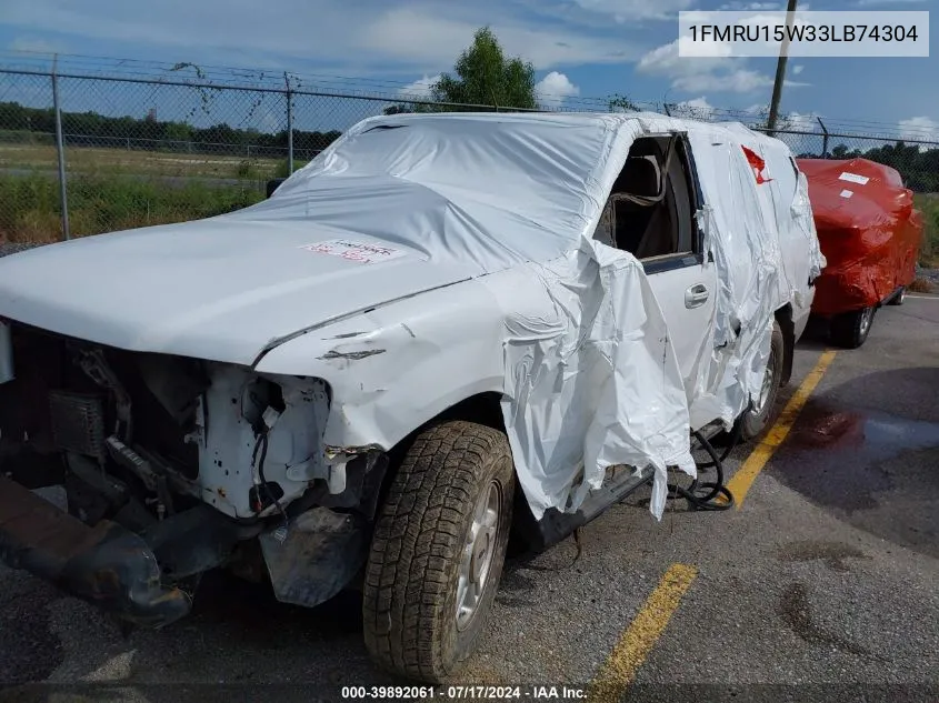 1FMRU15W33LB74304 2003 Ford Expedition Xlt