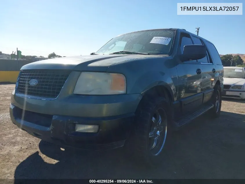 2003 Ford Expedition Xlt VIN: 1FMPU15LX3LA72057 Lot: 40295254