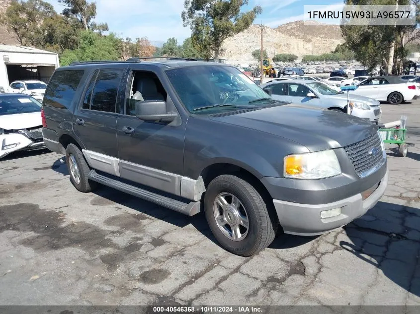 2003 Ford Expedition Xlt VIN: 1FMRU15W93LA96577 Lot: 40546368