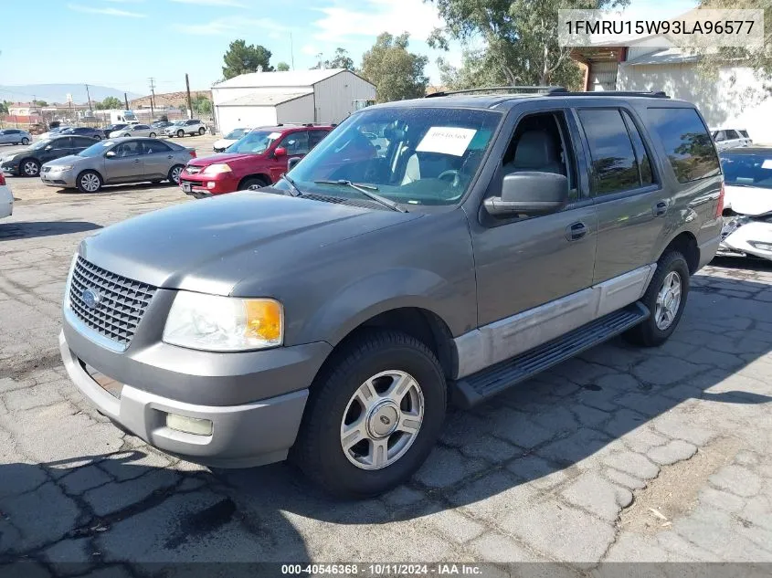 2003 Ford Expedition Xlt VIN: 1FMRU15W93LA96577 Lot: 40546368