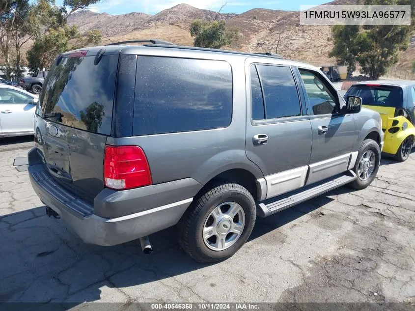 2003 Ford Expedition Xlt VIN: 1FMRU15W93LA96577 Lot: 40546368