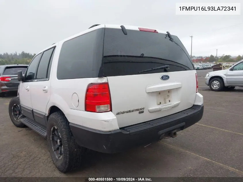 1FMPU16L93LA72341 2003 Ford Expedition Xlt