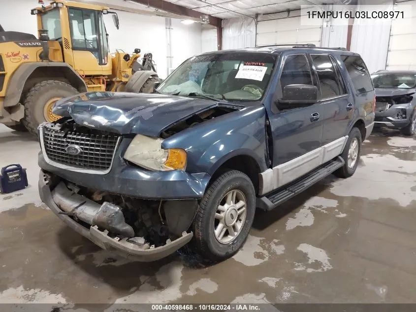 2003 Ford Expedition Xlt VIN: 1FMPU16L03LC08971 Lot: 40598468