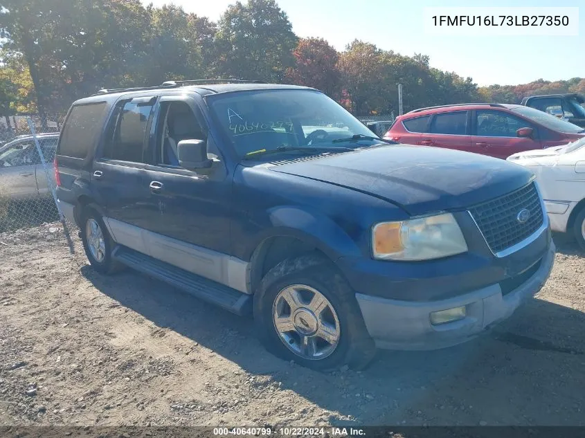 2003 Ford Expedition Xlt VIN: 1FMFU16L73LB27350 Lot: 40640799