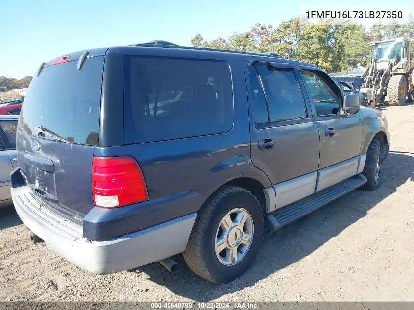 2003 Ford Expedition Xlt VIN: 1FMFU16L73LB27350 Lot: 40640799