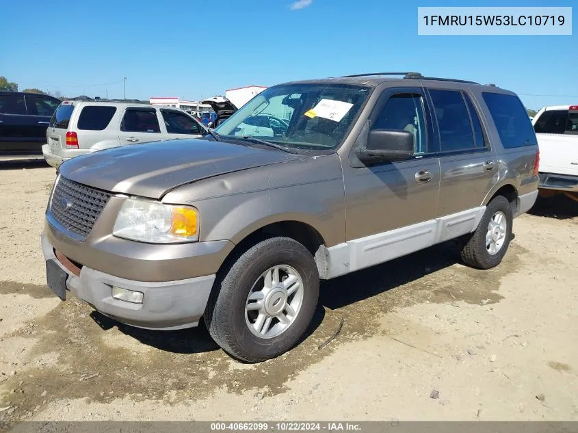 2003 Ford Expedition Xlt VIN: 1FMRU15W53LC10719 Lot: 40662099