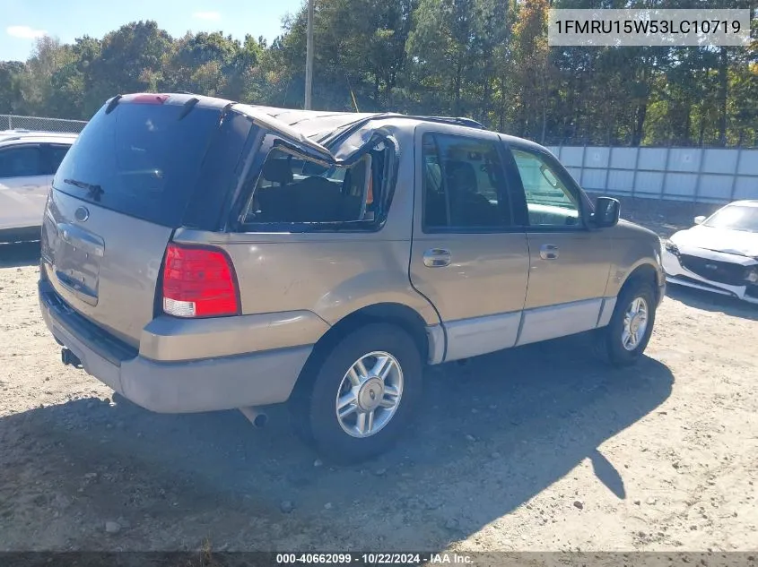 2003 Ford Expedition Xlt VIN: 1FMRU15W53LC10719 Lot: 40662099