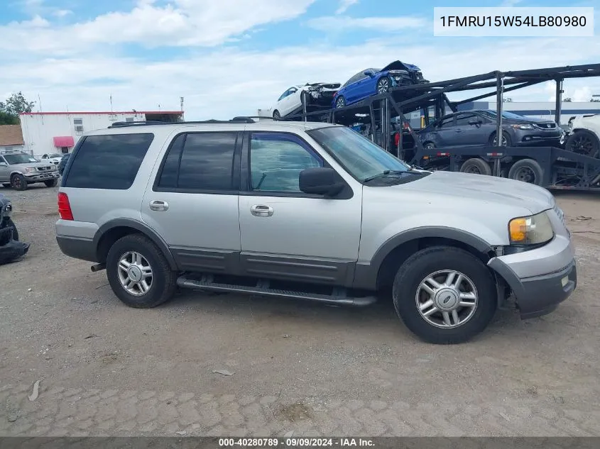 2004 Ford Expedition Xlt VIN: 1FMRU15W54LB80980 Lot: 40280789