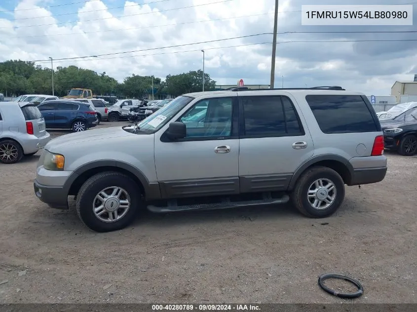 2004 Ford Expedition Xlt VIN: 1FMRU15W54LB80980 Lot: 40280789