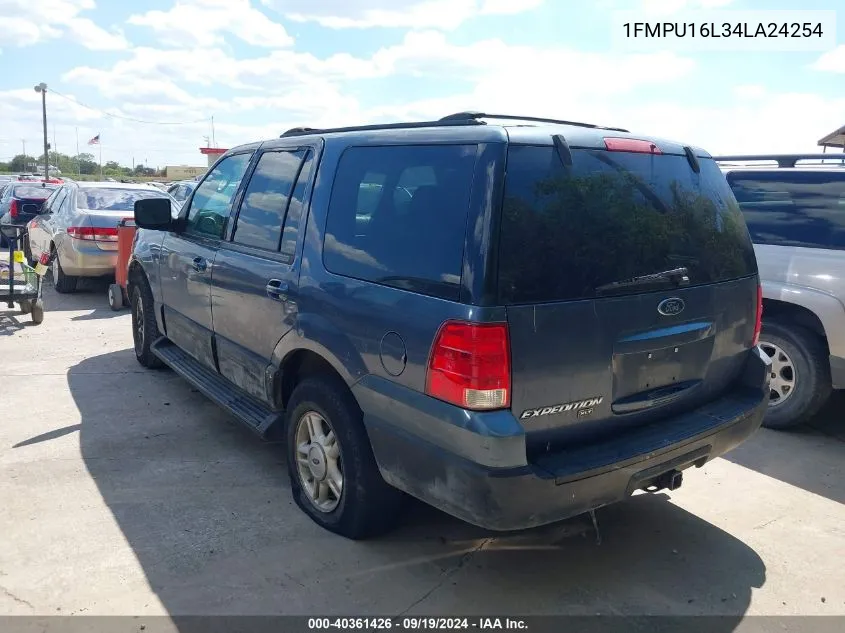 2004 Ford Expedition Nbx/Xlt VIN: 1FMPU16L34LA24254 Lot: 40361426