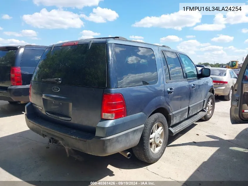 2004 Ford Expedition Nbx/Xlt VIN: 1FMPU16L34LA24254 Lot: 40361426