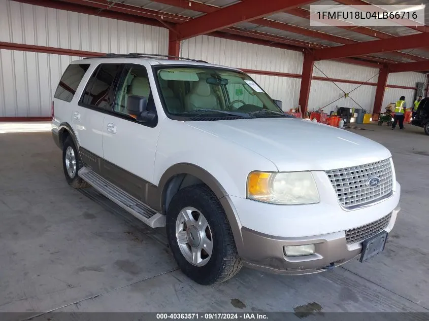 2004 Ford Expedition Eddie Bauer VIN: 1FMFU18L04LB66716 Lot: 40363571