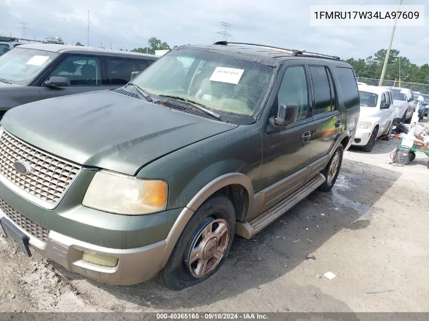 2004 Ford Expedition Eddie Bauer VIN: 1FMRU17W34LA97609 Lot: 40365165