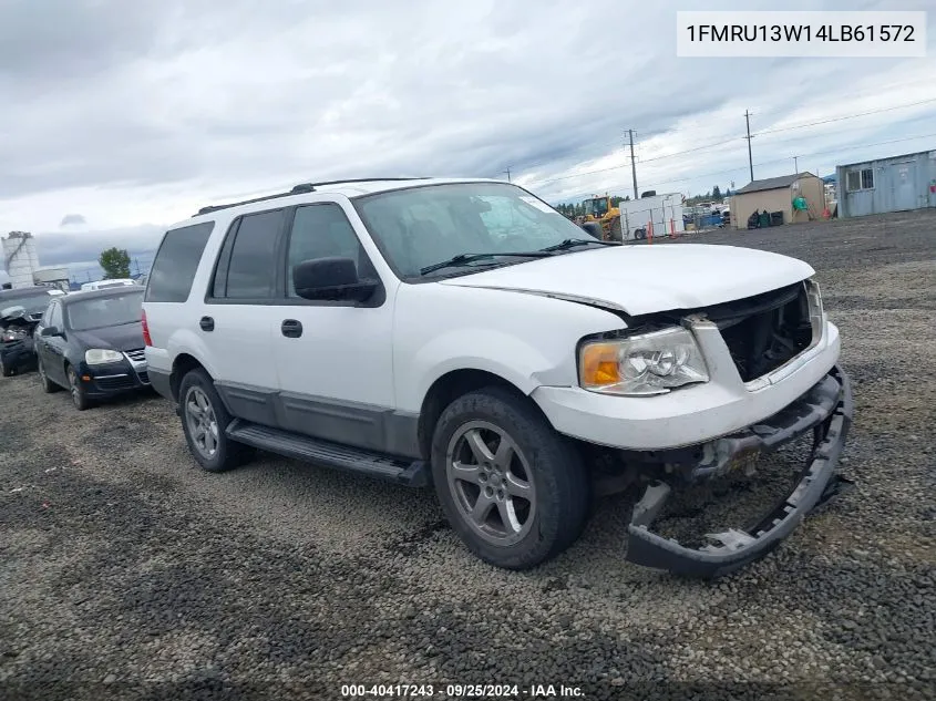 2004 Ford Expedition Xls VIN: 1FMRU13W14LB61572 Lot: 40417243