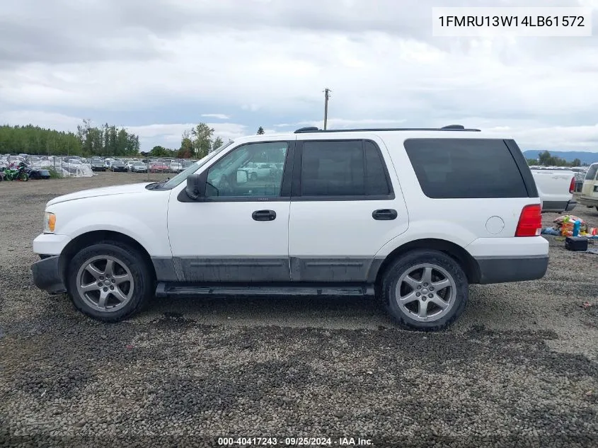 2004 Ford Expedition Xls VIN: 1FMRU13W14LB61572 Lot: 40417243