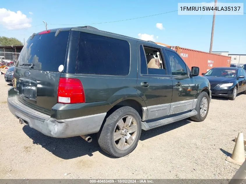 2004 Ford Expedition Xlt VIN: 1FMRU15W44LA35137 Lot: 40453459