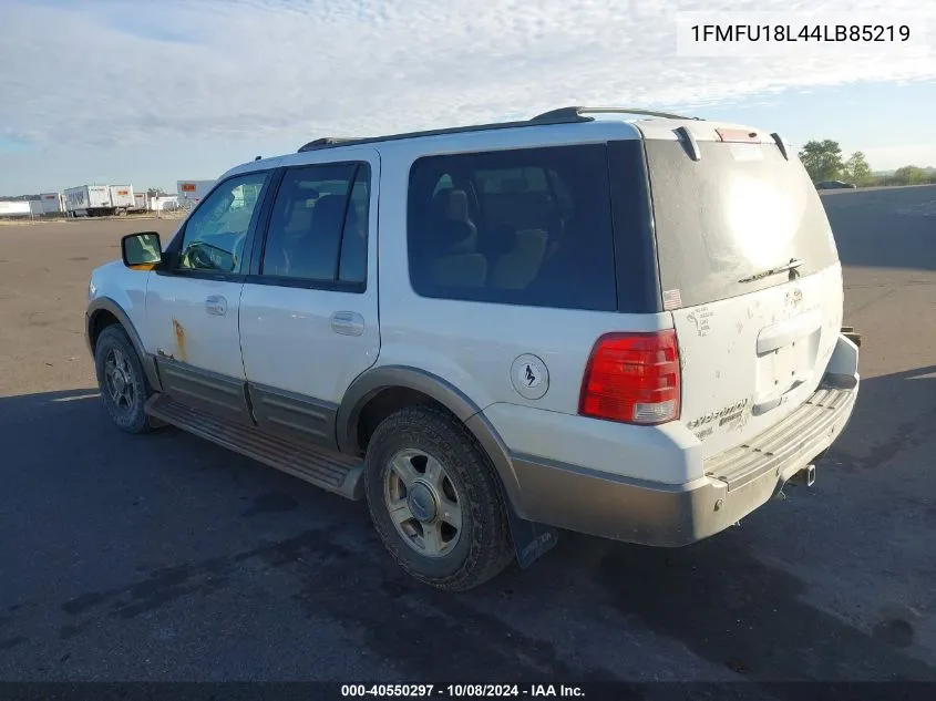 2004 Ford Expedition Eddie Bauer VIN: 1FMFU18L44LB85219 Lot: 40550297