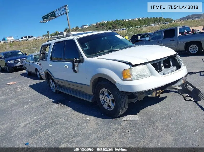 2004 Ford Expedition Eddie Bauer VIN: 1FMFU17L54LA43818 Lot: 40566693