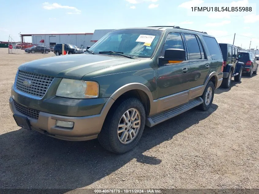 2004 Ford Expedition Eddie Bauer VIN: 1FMPU18L54LB55988 Lot: 40576775