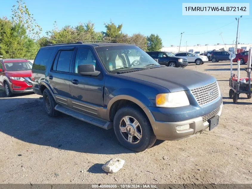 2004 Ford Expedition Eddie Bauer VIN: 1FMRU17W64LB72142 Lot: 40586005