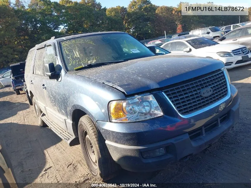 2004 Ford Expedition Nbx/Xlt VIN: 1FMPU16L14LB78672 Lot: 40625542