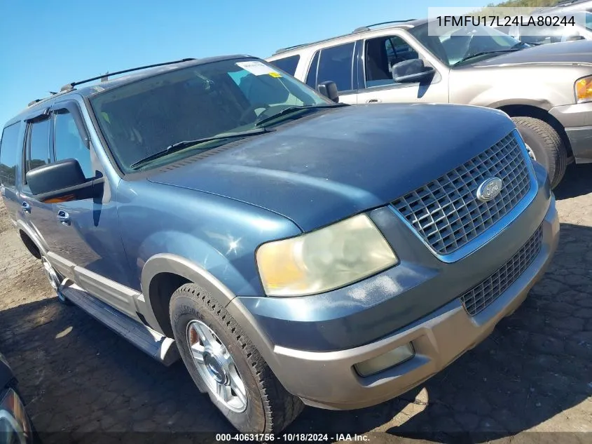 1FMFU17L24LA80244 2004 Ford Expedition Eddie Bauer