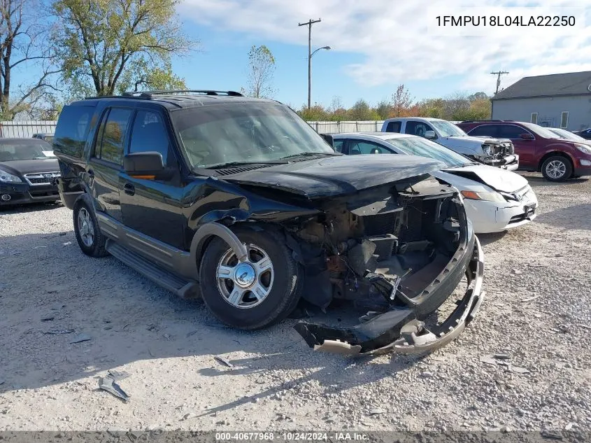 2004 Ford Expedition Eddie Bauer VIN: 1FMPU18L04LA22250 Lot: 40677968