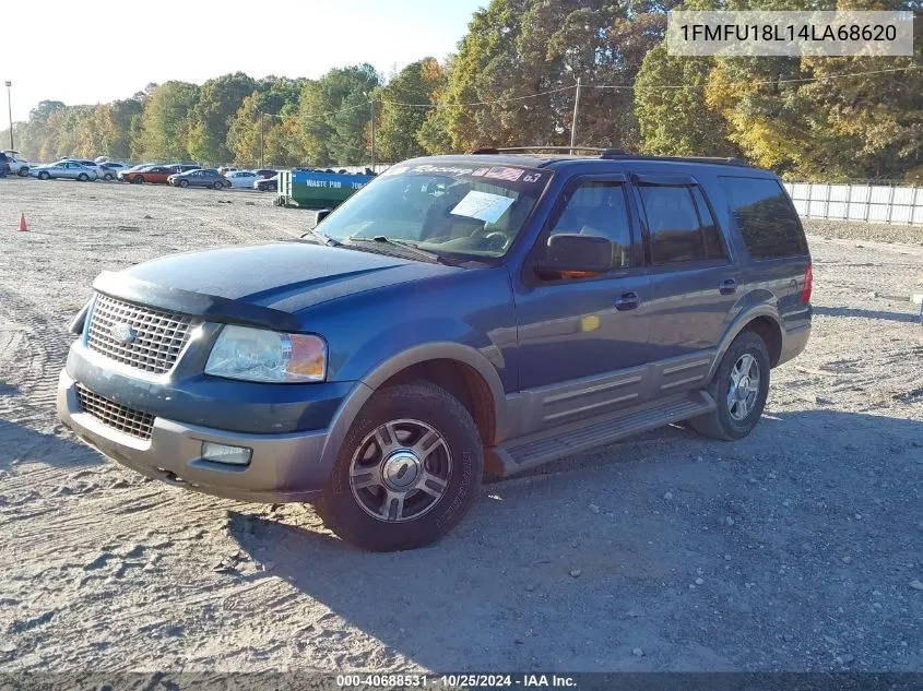 2004 Ford Expedition Eddie Bauer VIN: 1FMFU18L14LA68620 Lot: 40688531