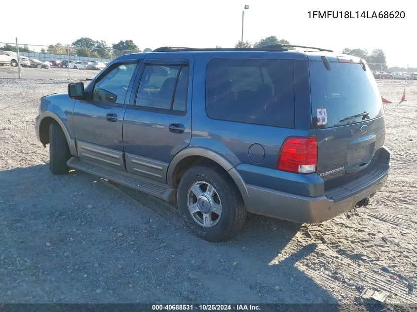 2004 Ford Expedition Eddie Bauer VIN: 1FMFU18L14LA68620 Lot: 40688531