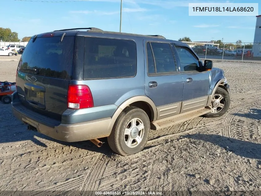 2004 Ford Expedition Eddie Bauer VIN: 1FMFU18L14LA68620 Lot: 40688531