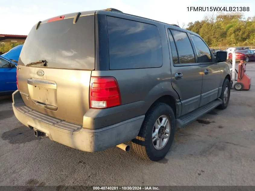 2004 Ford Expedition Xlt VIN: 1FMRU15WX4LB21388 Lot: 40740281