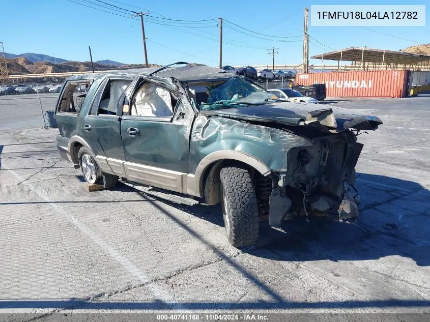 2004 Ford Expedition Eddie Bauer VIN: 1FMFU18L04LA12782 Lot: 40741168