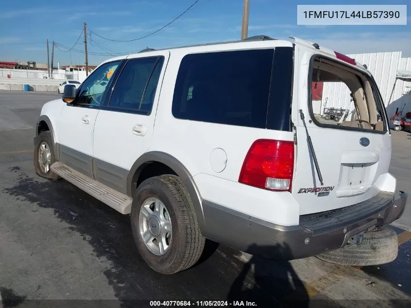 2004 Ford Expedition Eddie Bauer VIN: 1FMFU17L44LB57390 Lot: 40770684