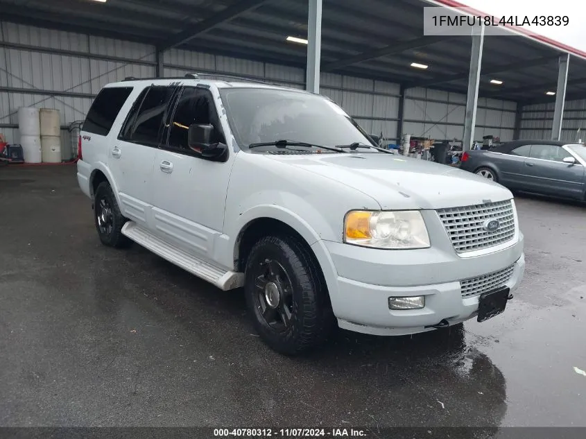 2004 Ford Expedition Eddie Bauer VIN: 1FMFU18L44LA43839 Lot: 40780312