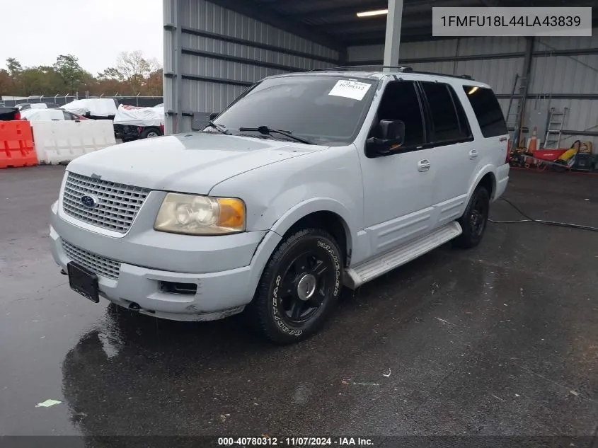 2004 Ford Expedition Eddie Bauer VIN: 1FMFU18L44LA43839 Lot: 40780312