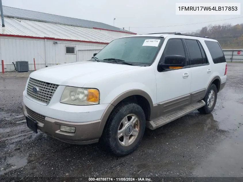 2004 Ford Expedition Eddie Bauer VIN: 1FMRU17W64LB17853 Lot: 40788774