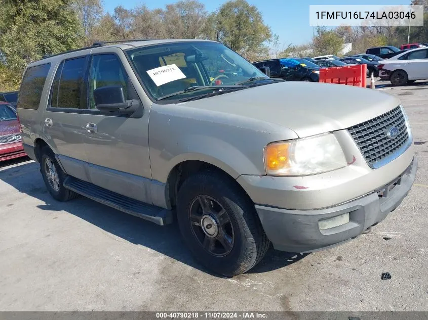 2004 Ford Expedition Xlt/Xlt Nbx VIN: 1FMFU16L74LA03046 Lot: 40790218