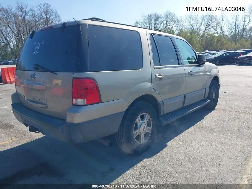 2004 Ford Expedition Xlt/Xlt Nbx VIN: 1FMFU16L74LA03046 Lot: 40790218