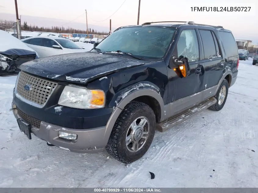 2004 Ford Expedition Eddie Bauer VIN: 1FMFU18L24LB50727 Lot: 40799929