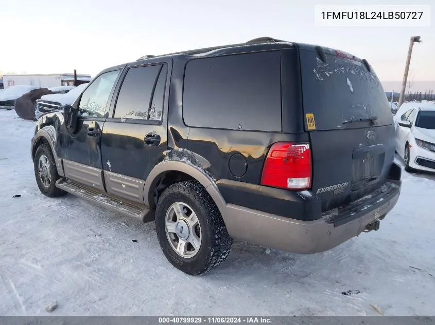 2004 Ford Expedition Eddie Bauer VIN: 1FMFU18L24LB50727 Lot: 40799929