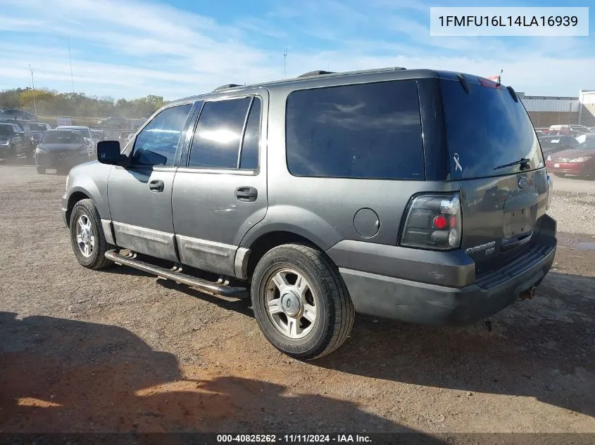 2004 Ford Expedition Xlt/Xlt Nbx VIN: 1FMFU16L14LA16939 Lot: 40825262