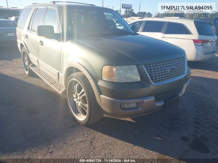 2004 Ford Expedition Eddie Bauer VIN: 1FMPU17L94LA94095 Lot: 40841726