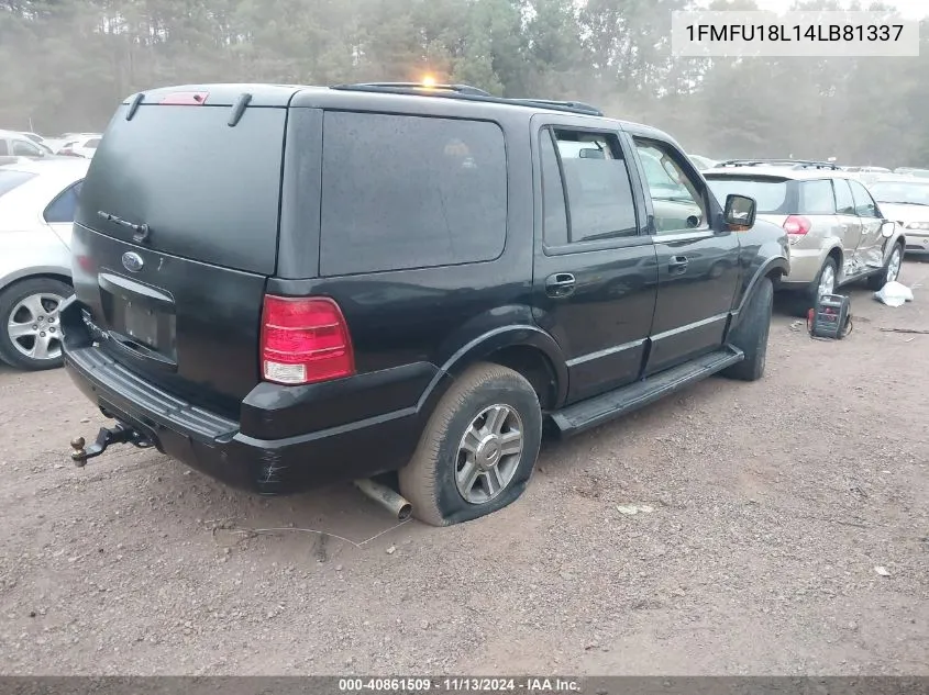 2004 Ford Expedition Eddie Bauer VIN: 1FMFU18L14LB81337 Lot: 40861509